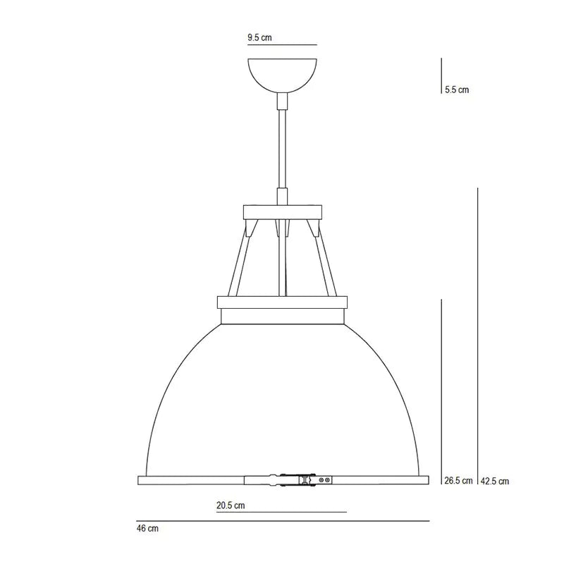 Original BTC Titan Pendant Light Size 3