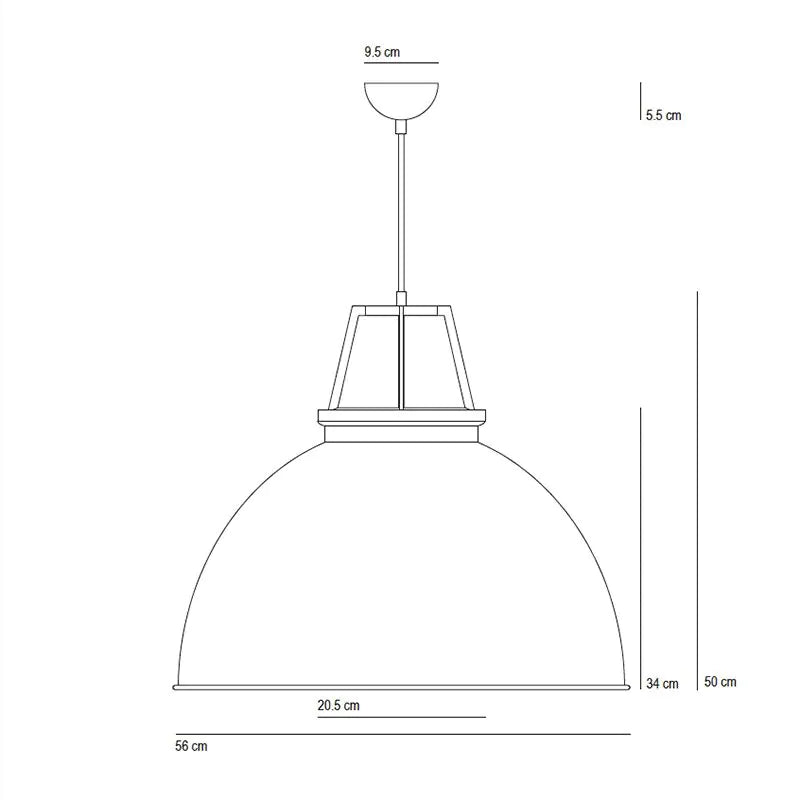 Original BTC Titan Pendant Light Size 5