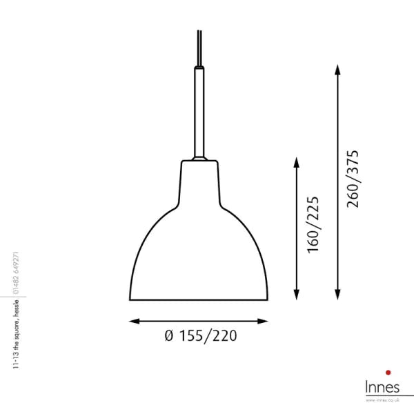 Louis Poulsen Toldbod Glass Pendant Light