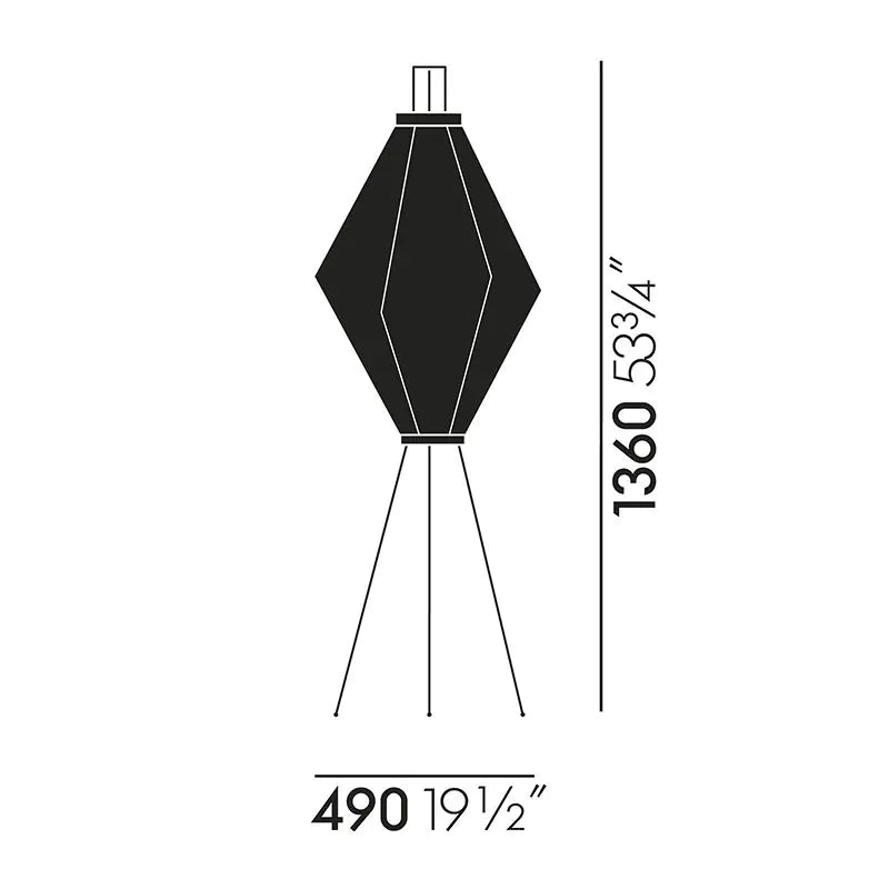 Vitra Akari 13A Floor Lamp