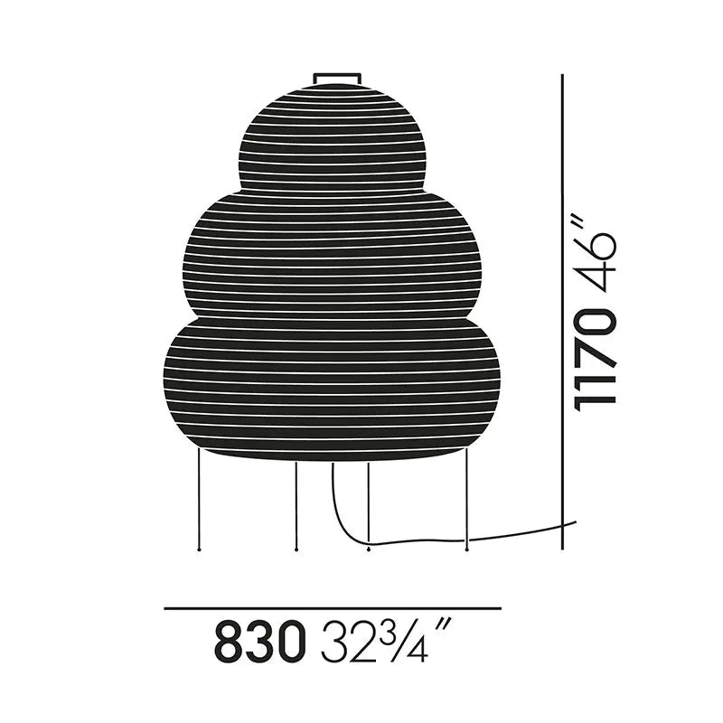 Vitra Akari 25N Floor Lamp