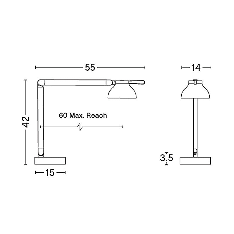 Hay PC Double Arm Desk Lamp